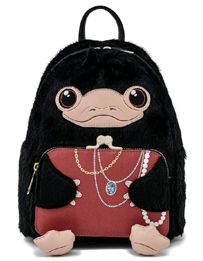 Fantastic Beasts Niffler Fuzzy Cosplay Loungefly Mini Backpack