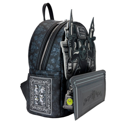 Haunted Mansion Glow in the Dark Gargoyle Wallpaper Loungefly Mini-Backpack