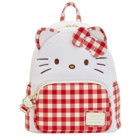 Sanrio Hello Kitty Gingham Picnic Loungefly Mini Backpack