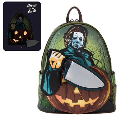 Halloween Michael Myers Pumpkin Knife Loungefly Mini Backpack