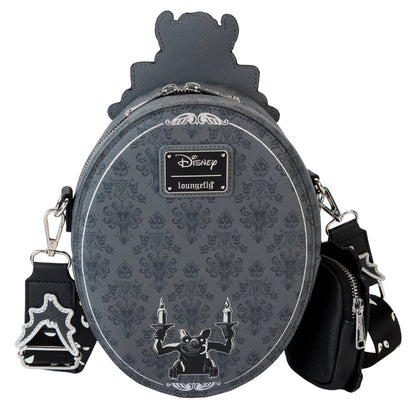 Haunted Mansion Glow in the Dark Plaque Loungefly Crossbody Bag