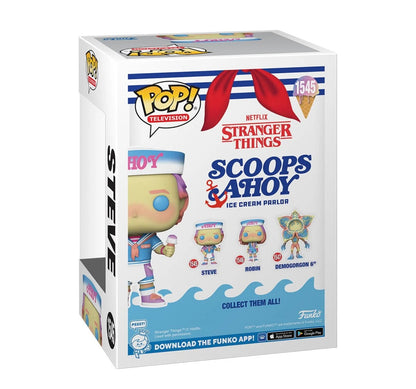 Stranger Things Steve with Ice Cream (Scoops Ahoy) Funko Pop Figure #1545