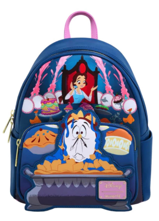 Beauty and The Beast Be Our Guest Loungefly Mini Backpack