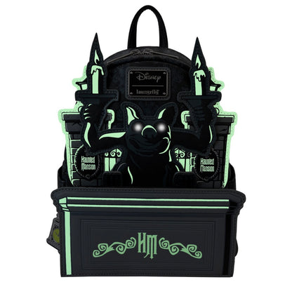 Haunted Mansion Glow in the Dark Gargoyle Wallpaper Loungefly Mini-Backpack