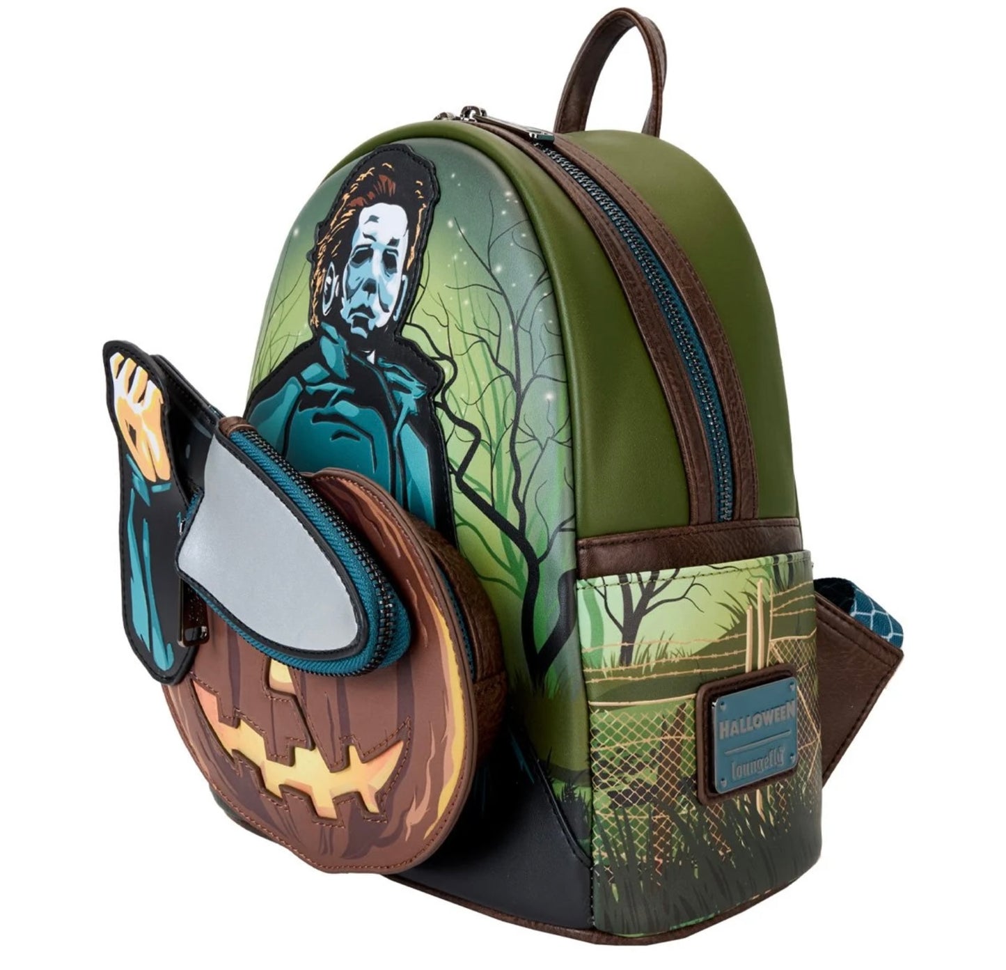 Halloween Michael Myers Pumpkin Knife Loungefly Mini Backpack