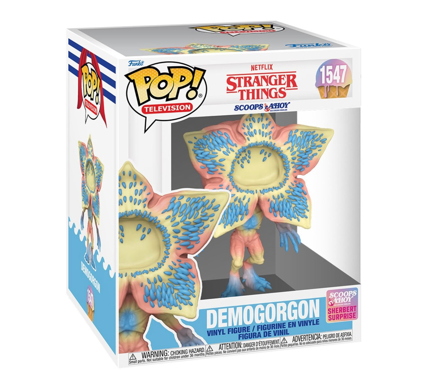 Stranger Things Demogorgon (Scoops Ahoy) Super 6-Inch Funko Pop Figure #1547