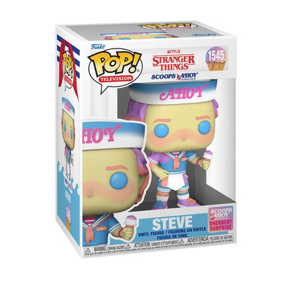 Stranger Things Steve with Ice Cream (Scoops Ahoy) Funko Pop Figure #1545