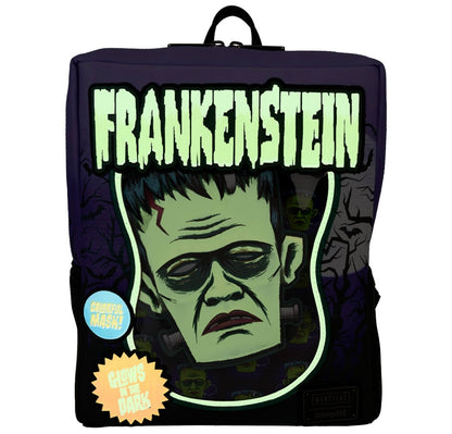 Universal Monsters Frankenstein Neon Mask Loungefly Mini-Backpack