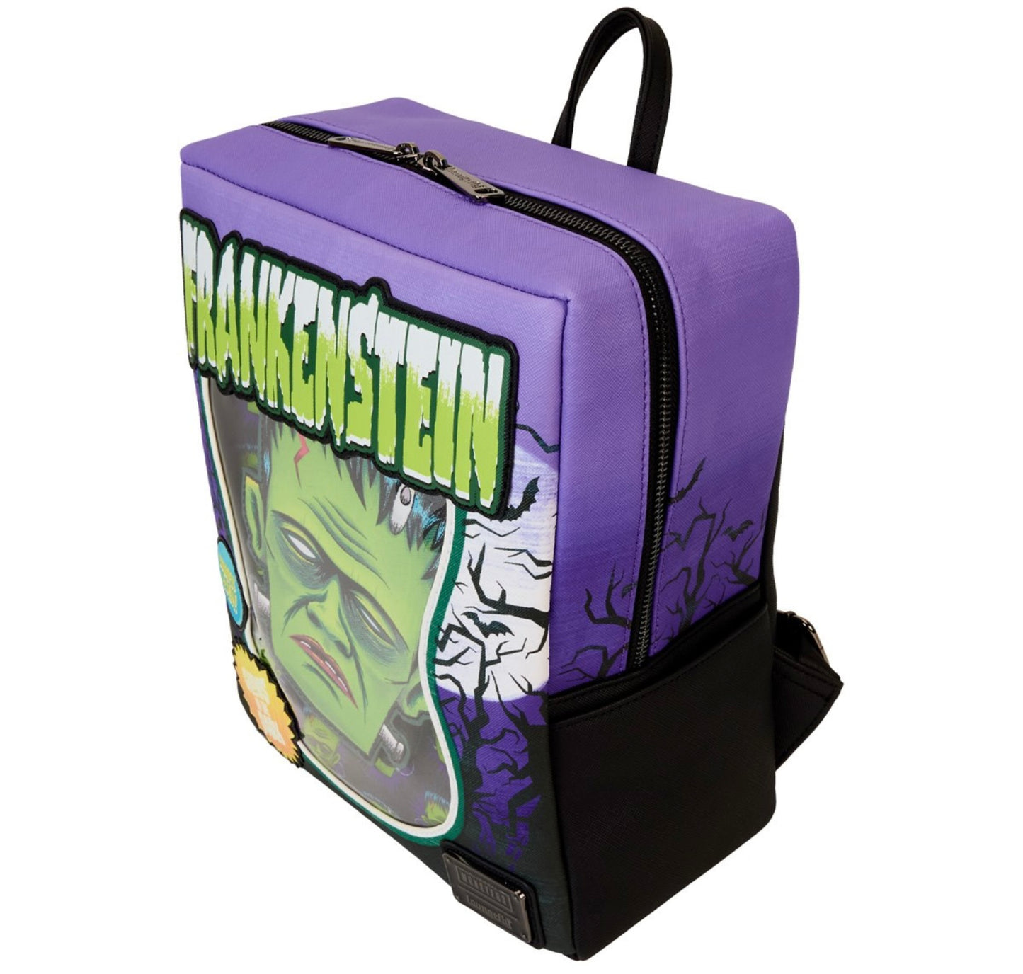 Universal Monsters Frankenstein Neon Mask Loungefly Mini-Backpack