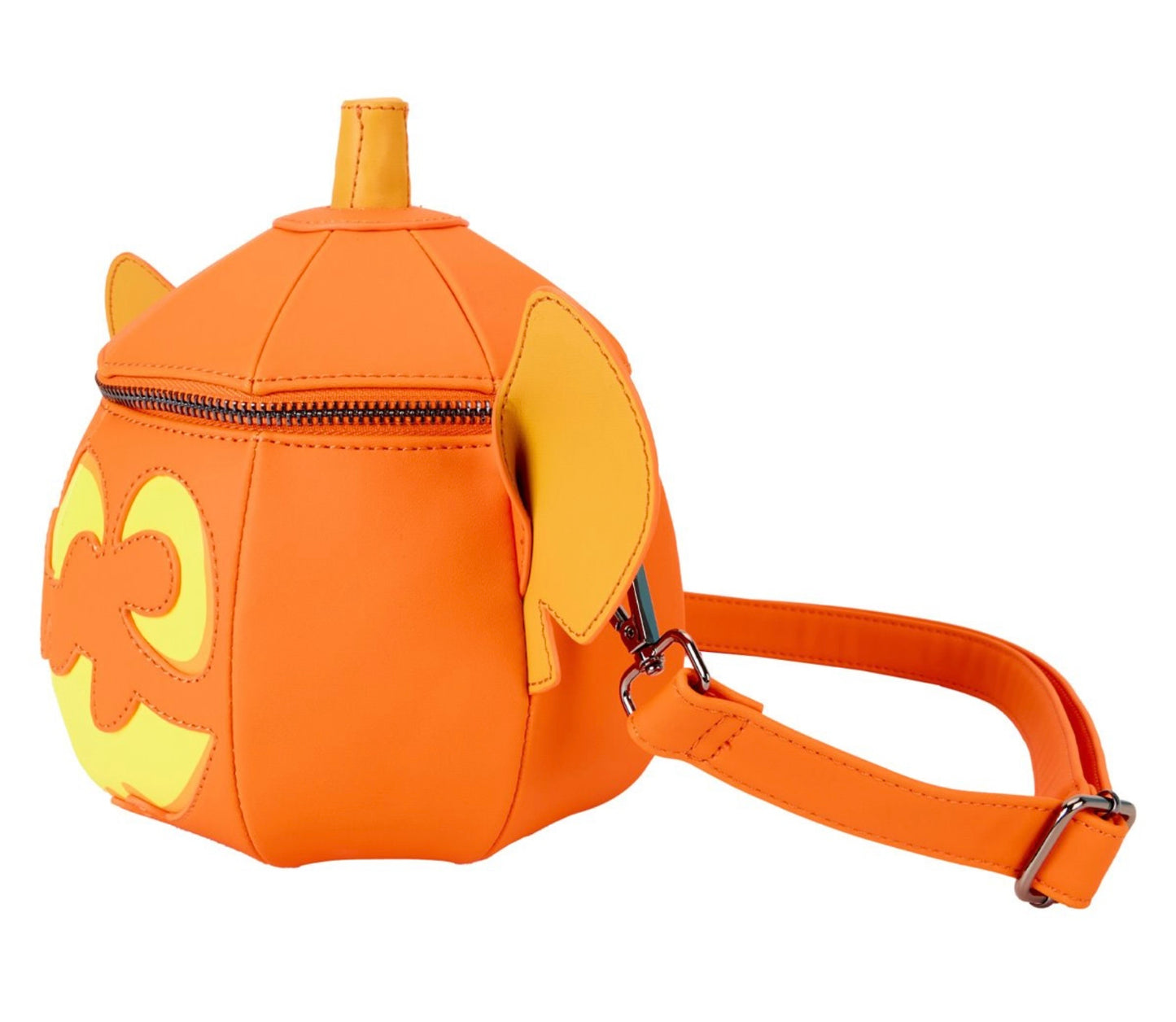 Lilo & Stitch Glow in the Dark Pumpkin Loungefly Crossbody Bag