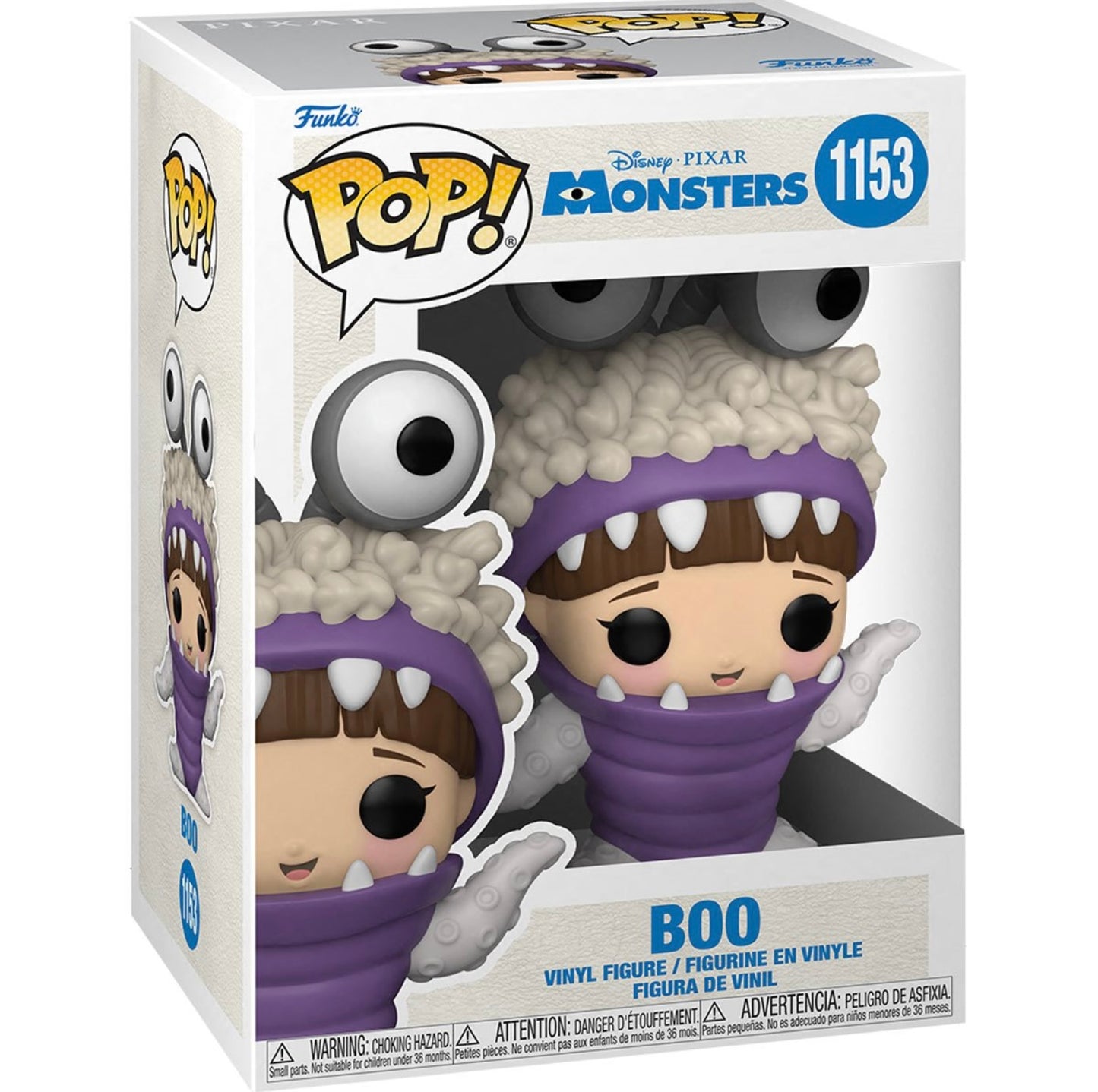 Monster’s Inc. 20th Anniversary Boo with Hood Up Funko Pop Figure #1153