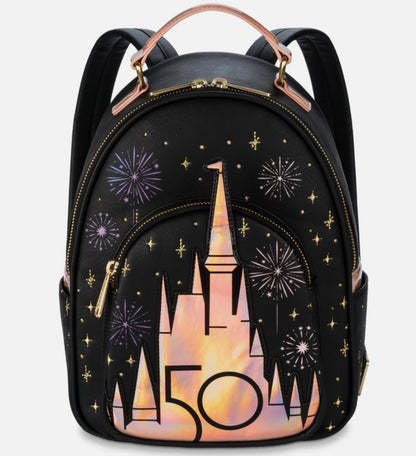 Disney Parks 50th Anniversary Loungefly Mini Backpack